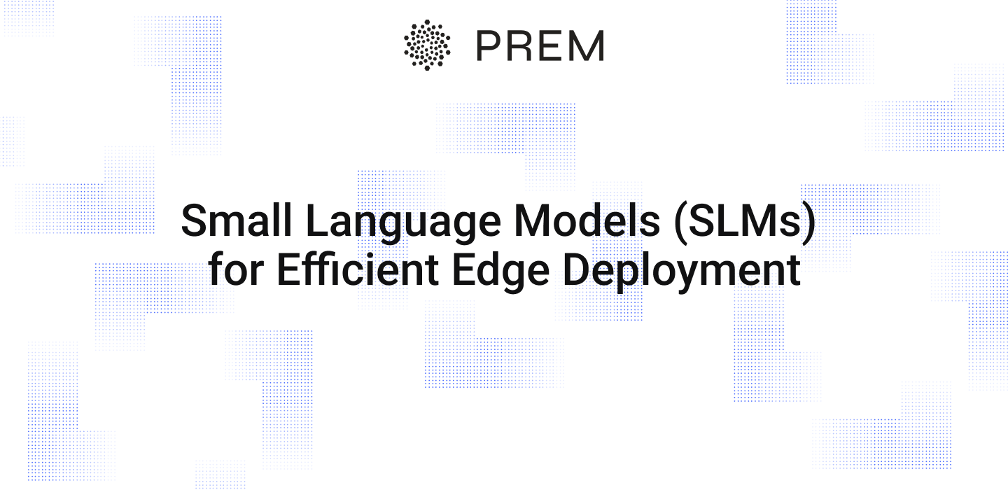 Small Language Models (SLMs) for Efficient Edge Deployment